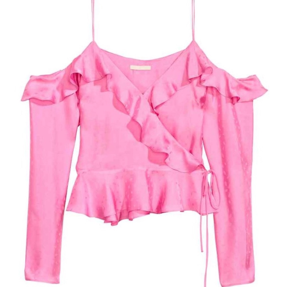*NWT* H&M Cold Shoulder Blouse Sz 8